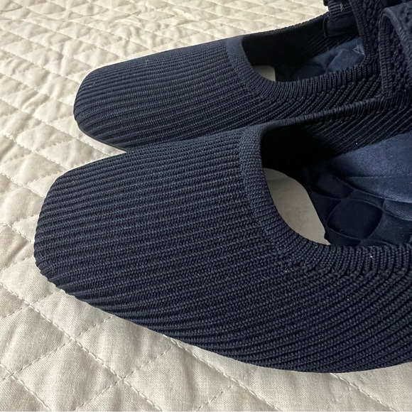 VIVAIA Melody Pro Square Toe Mary Jane Heels Dark Navy Elegant Stylish Comfort - Picture 7 of 13